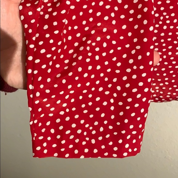Polka dot button down top - Picture 3 of 3